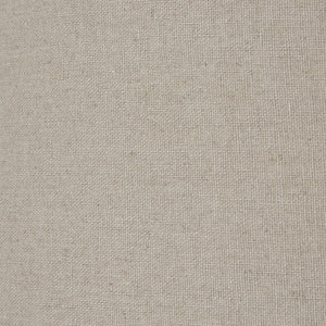 Squat White Beaded Ceramic Lamp With Linen Shade