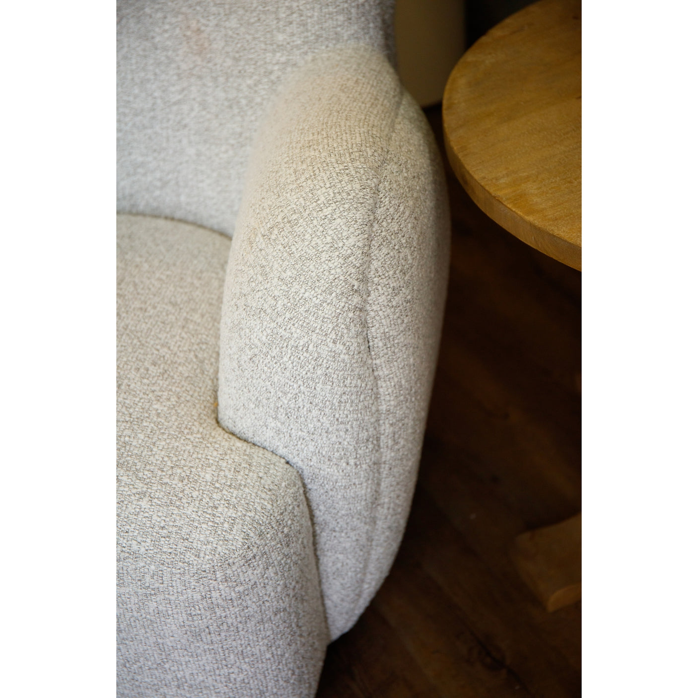 Hui Large Greige Armchair
