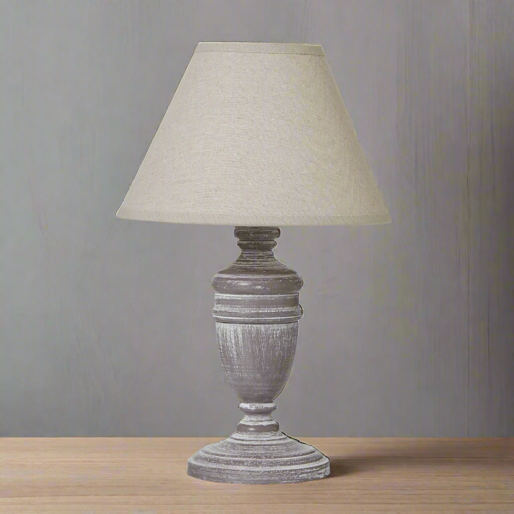 Metis Urn Table Lamp With Linen Shade