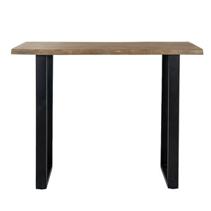 Light Acacia Live Edge Bar Table