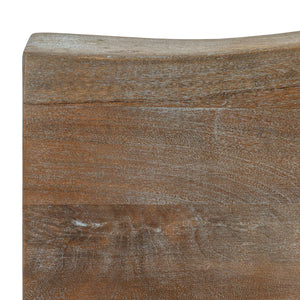 Light Acacia Live Edge Bar Table