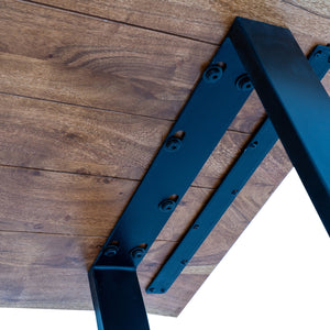 Light Acacia Live Edge Bar Table