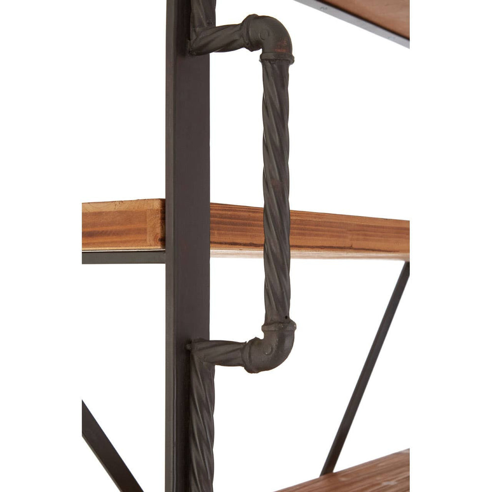 Gable Shelf Forma 6 Tier Wood & Metal Shelf Unit | Green & Gable