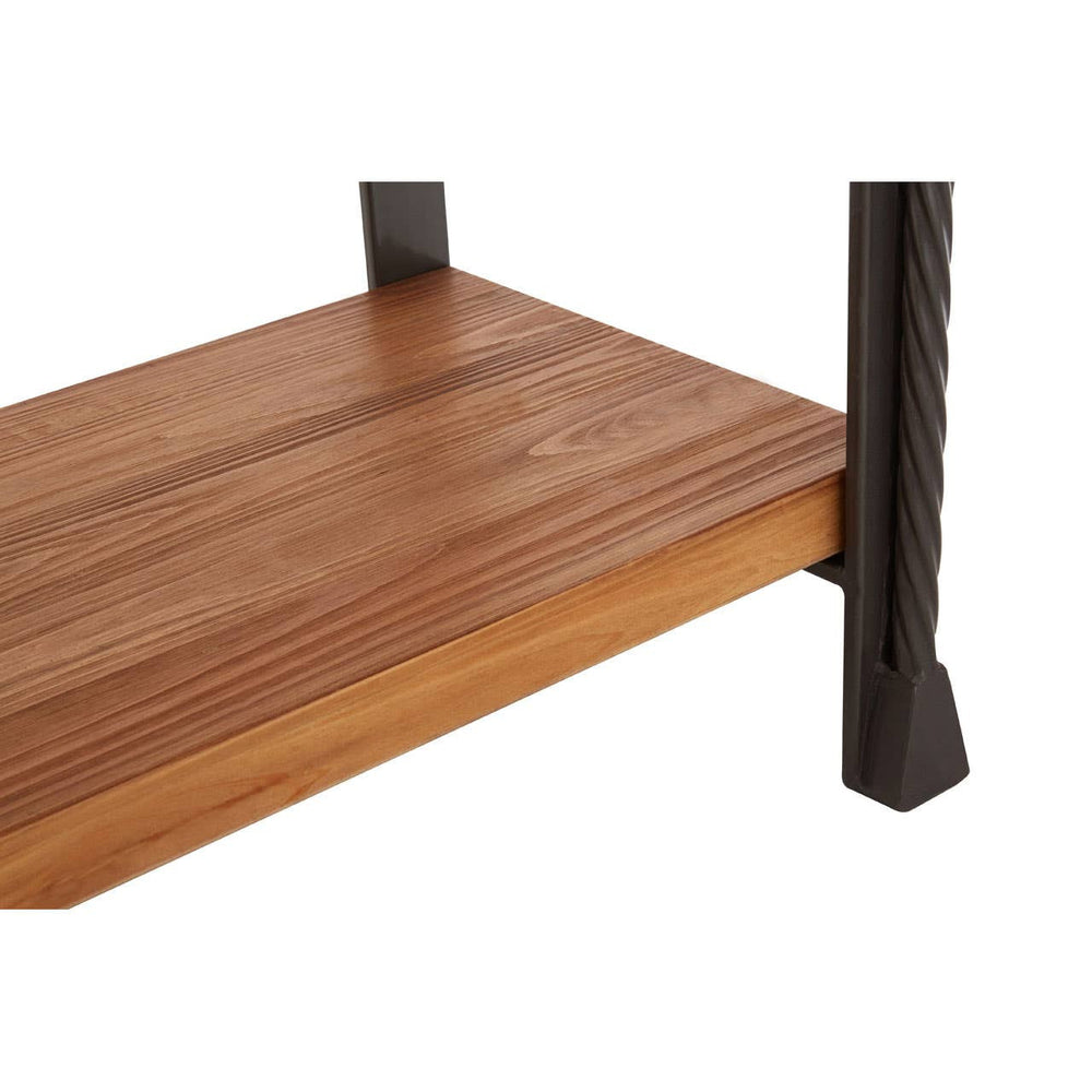 Gable Shelf Forma 6 Tier Wood & Metal Shelf Unit | Green & Gable