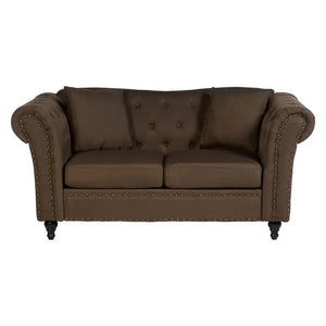 Two Seat Studded Chesterfield Sofa