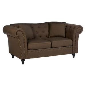 Two Seat Studded Chesterfield Sofa