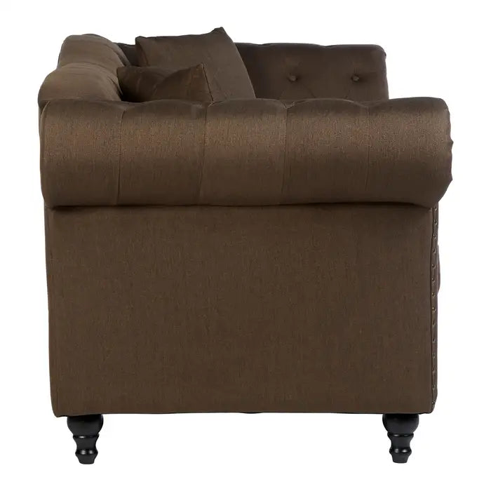 Two Seat Studded Chesterfield Sofa