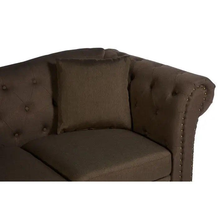 Two Seat Studded Chesterfield Sofa