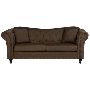 Three Seat Studded Chesterfield Sofa