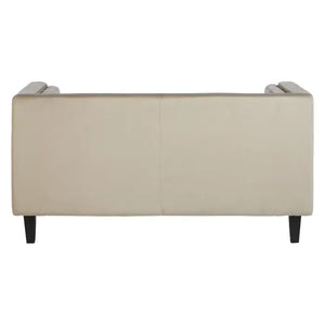 Two Seater Velvet Studded Sofa - Multiple Colours