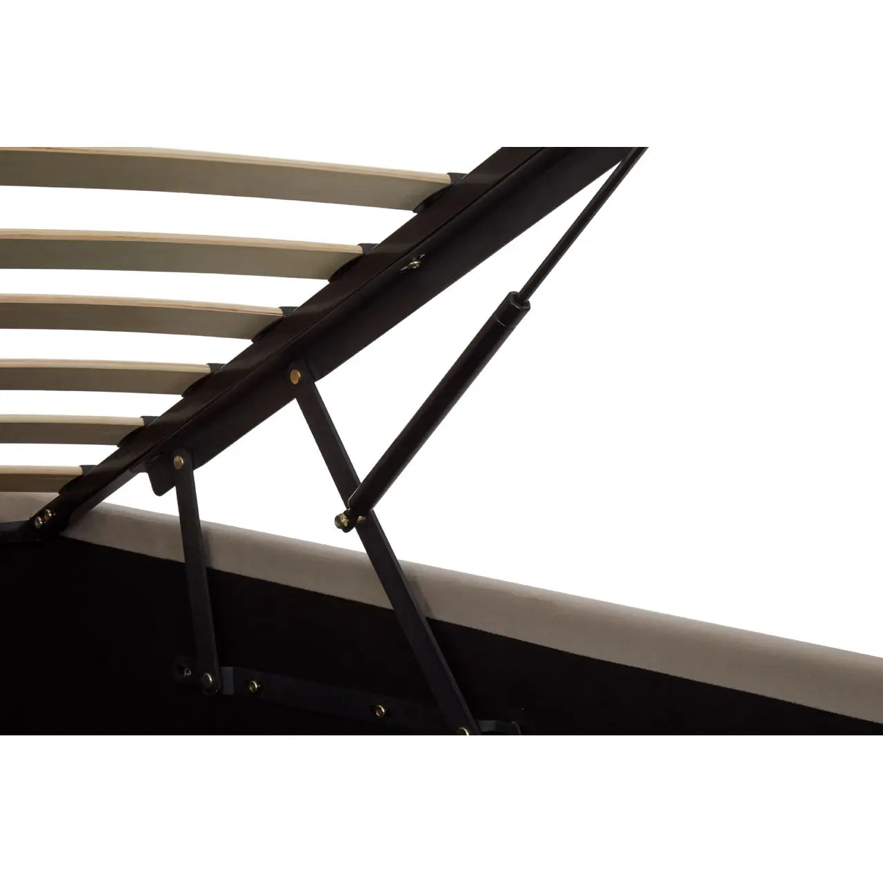 Helena Mink Velvet Ottoman Bed