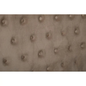 Helena Mink Velvet Ottoman Bed