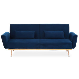 Broadway Velvet Sofa Bed - Midnight Blue