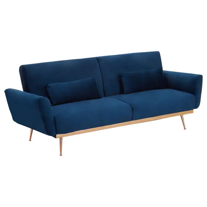 Broadway Velvet Sofa Bed - Midnight Blue