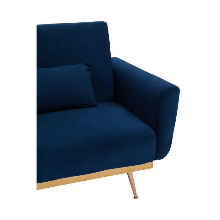 Broadway Velvet Sofa Bed - Midnight Blue