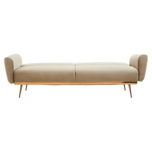 Broadway Velvet Sofa Bed - Elegant Mink