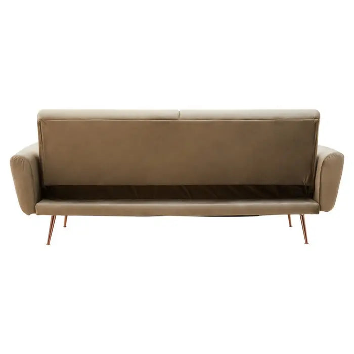 Broadway Velvet Sofa Bed - Elegant Mink