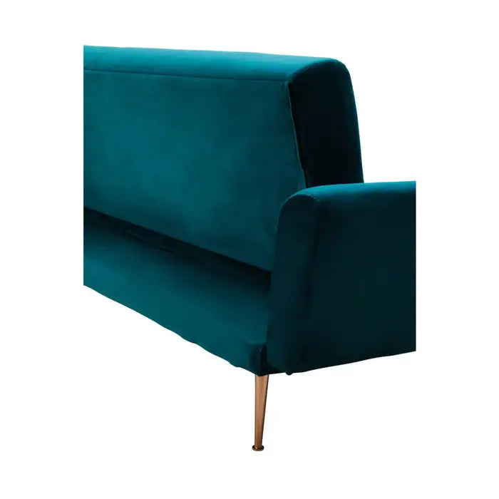 Broadway Velvet Sofa Bed - Verdant Green