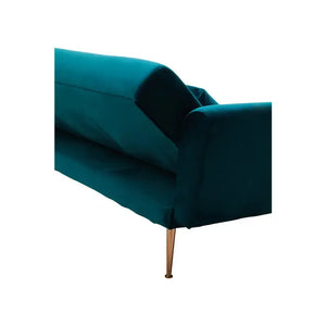 Broadway Velvet Sofa Bed - Verdant Green