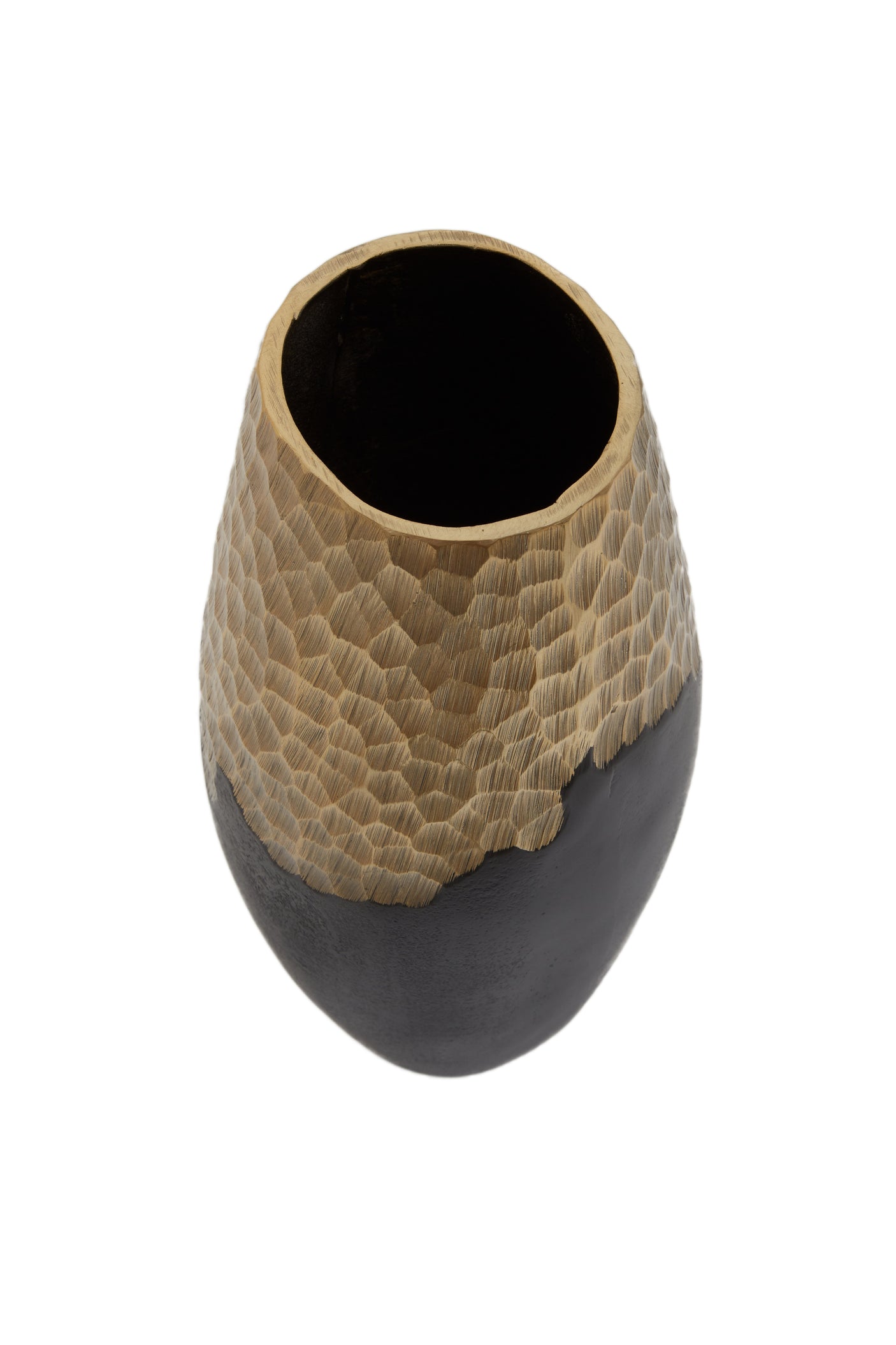 Aurum Small Black and Gold Vase