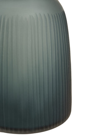 Noora Blue Glass Bottle Vase