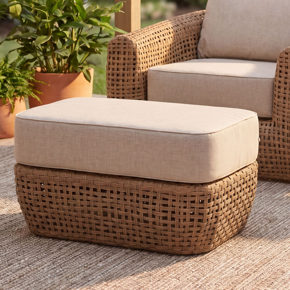 Outside Footstool Bloom Outdoor Footstool | Garden Seating | Green & Gable
