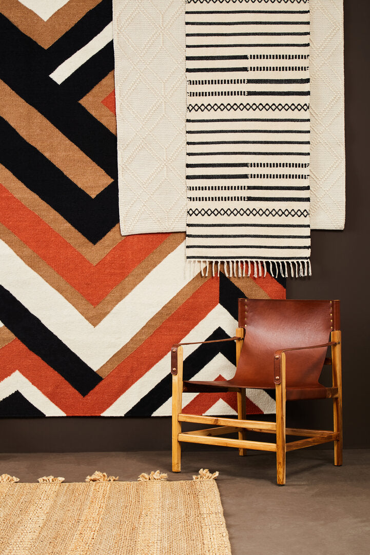 Nuvia Nexo Small Striped Rug