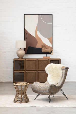 Vale Jango Geometric Ivory Rug