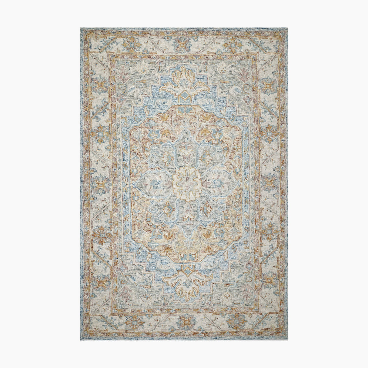 Yesha Hand Tufted Woollen Loop Carpet