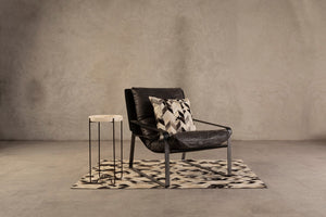 Nuvia Tierra Black And White Cowhide Cushion Cover