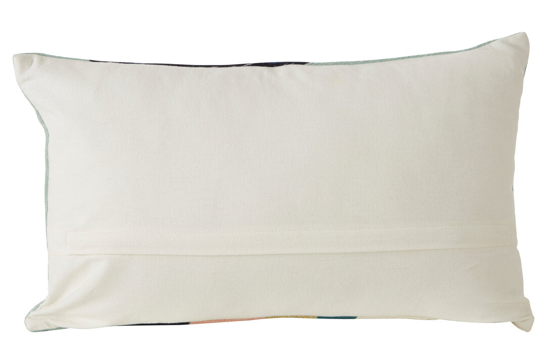 Nuvia Elora Curved Stripes Embroidered Cushion