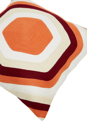 Nuvia Elora Hexagonal Multicolour Cushion