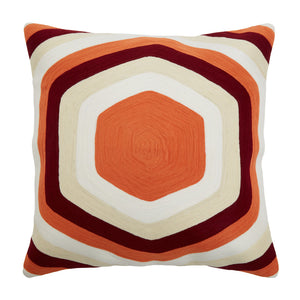 Nuvia Elora Hexagonal Multicolour Cushion