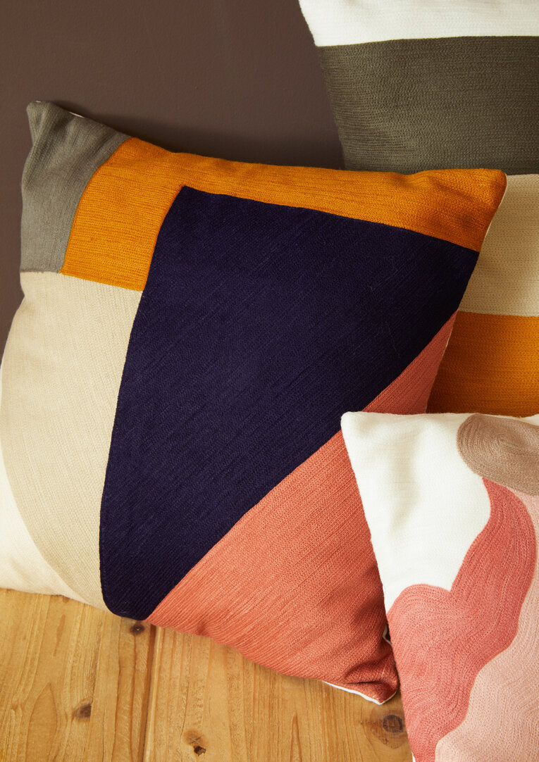 Nuvia Elora Abstract Multi Coloured Cushion