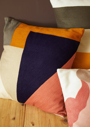 Nuvia Elora Abstract Multi Coloured Cushion