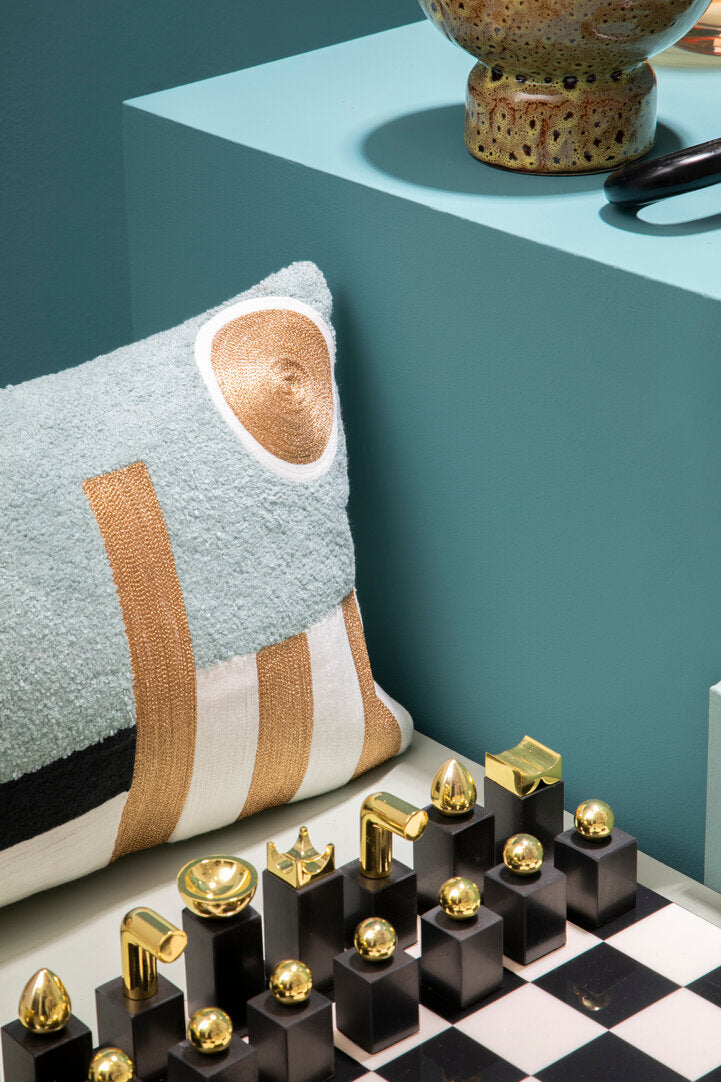 Nuvia Elora Abstract Rectangular Cushion