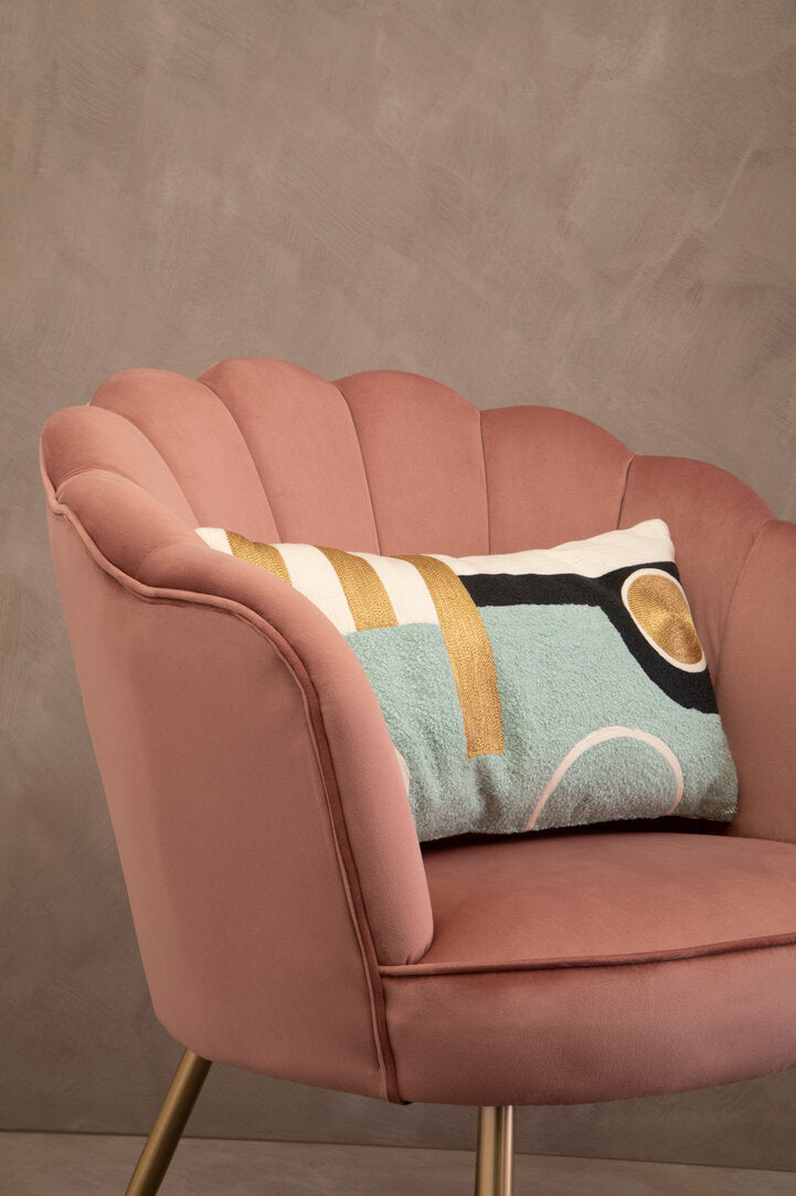 Nuvia Elora Abstract Rectangular Cushion