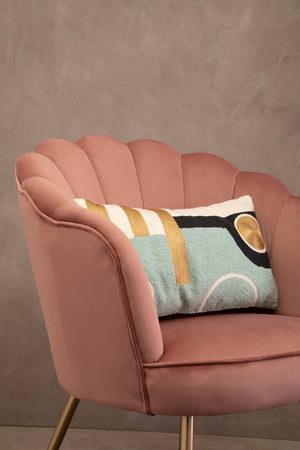 Nuvia Elora Abstract Rectangular Cushion