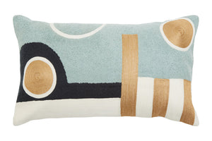 Nuvia Elora Abstract Rectangular Cushion