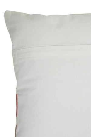 Nuvia Elora Red And White Tonal Cushion
