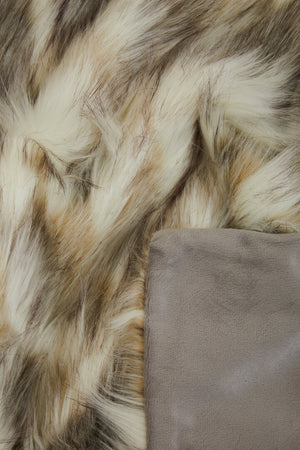 Nuvia Velura Natural Fur Throw