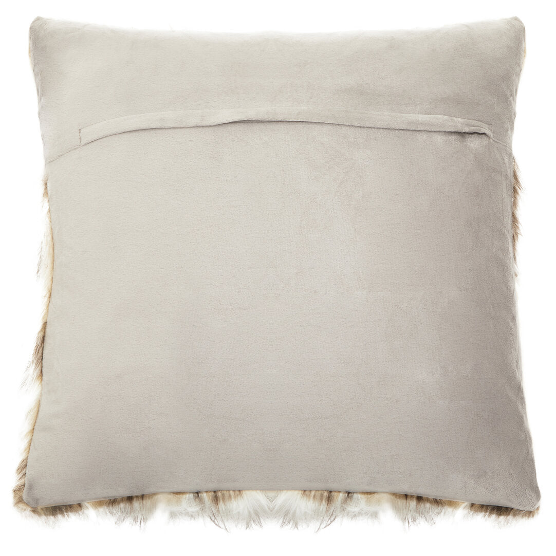 Nuvia Velura Natural Fur Square Fur Cushion