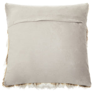 Nuvia Velura Natural Fur Square Fur Cushion