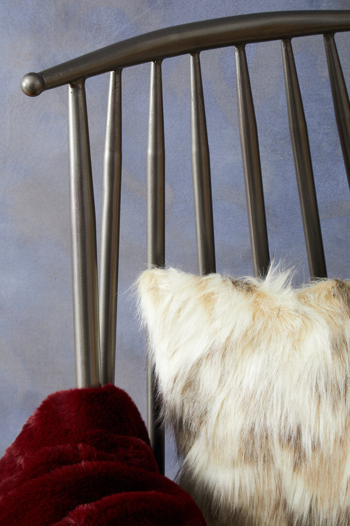 Nuvia Velura Natural Fur Square Fur Cushion