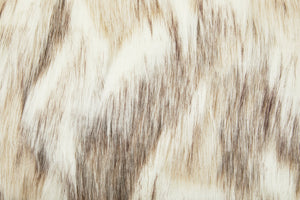 Nuvia Velura Natural Rectangular Fur Cushion