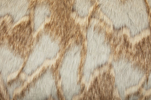 Nuvia Velura Grey And Natural Fur Cushion