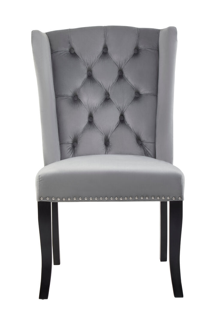 Westbury House Grey Velvet Dining Chair