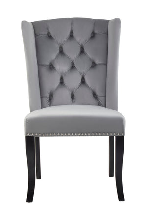Westbury House Grey Velvet Dining Chair