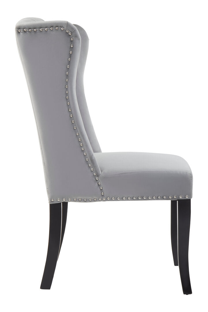 Westbury House Grey Velvet Dining Chair
