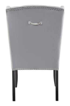 Westbury House Grey Velvet Dining Chair